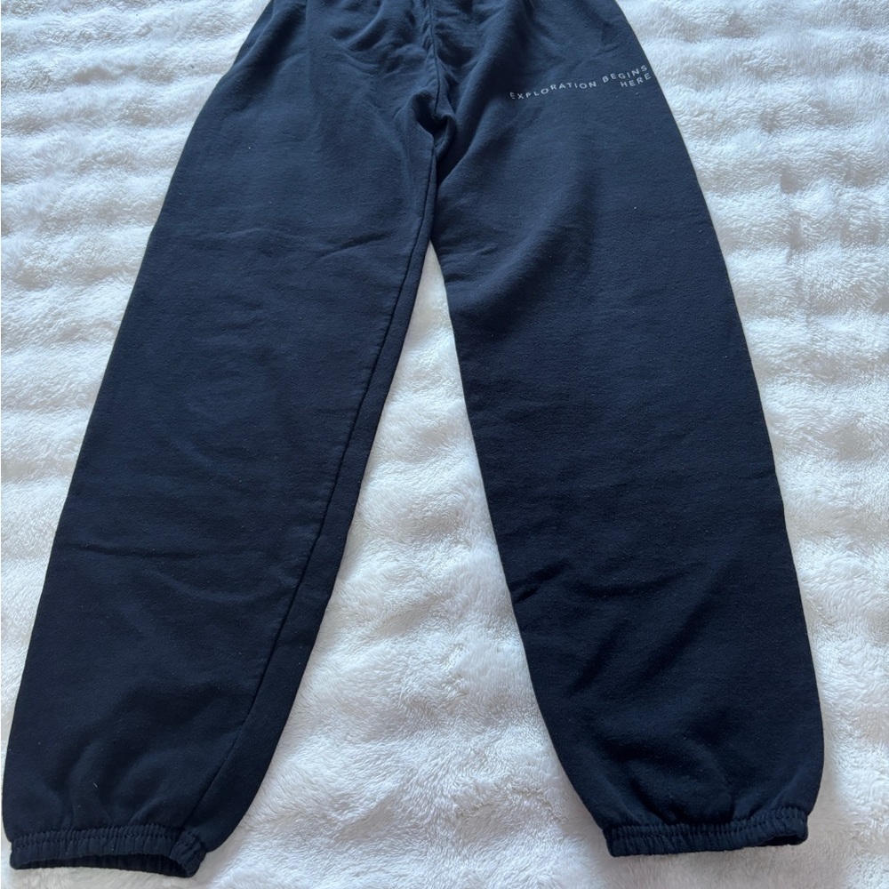 Black Exploration Begins Here Sweatpants